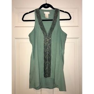 MM Couture Embellished Racerback Top